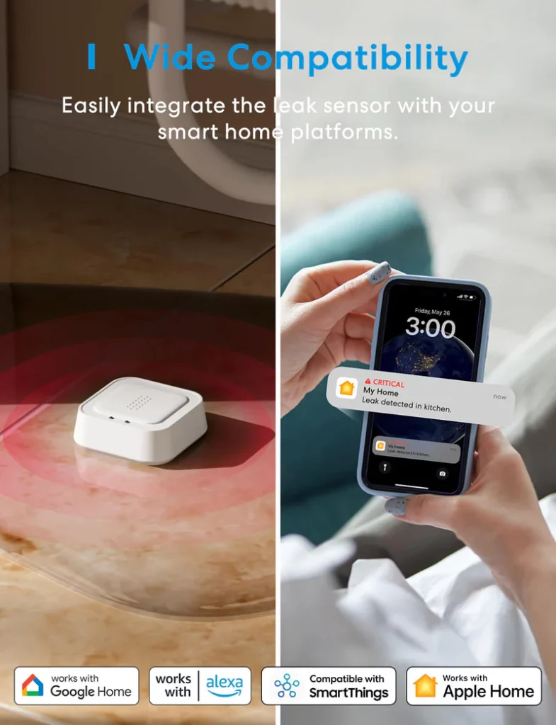 sensor de fugas Meross MS405HHK