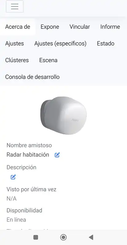 sensor de presencia Aqara FP1E