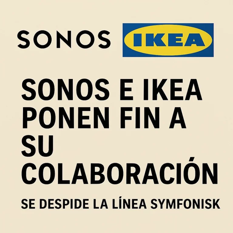 Sonos e IKEA ponen fin a línea SYMFONISK