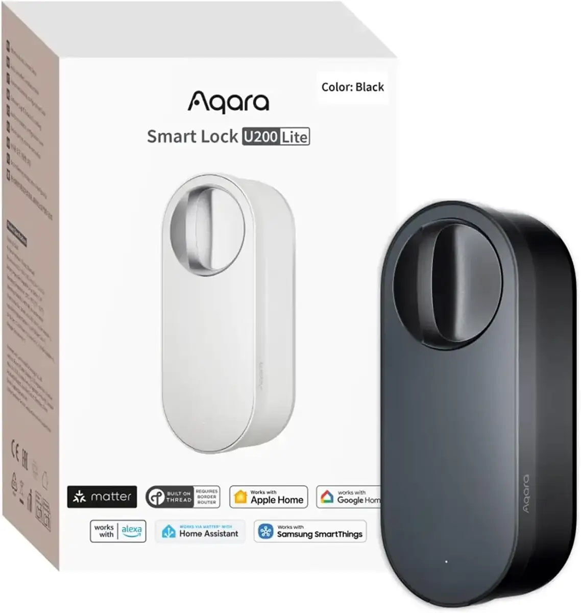 Cerradura Inteligente Aqara U200 Lite compatible con Matter over Thread