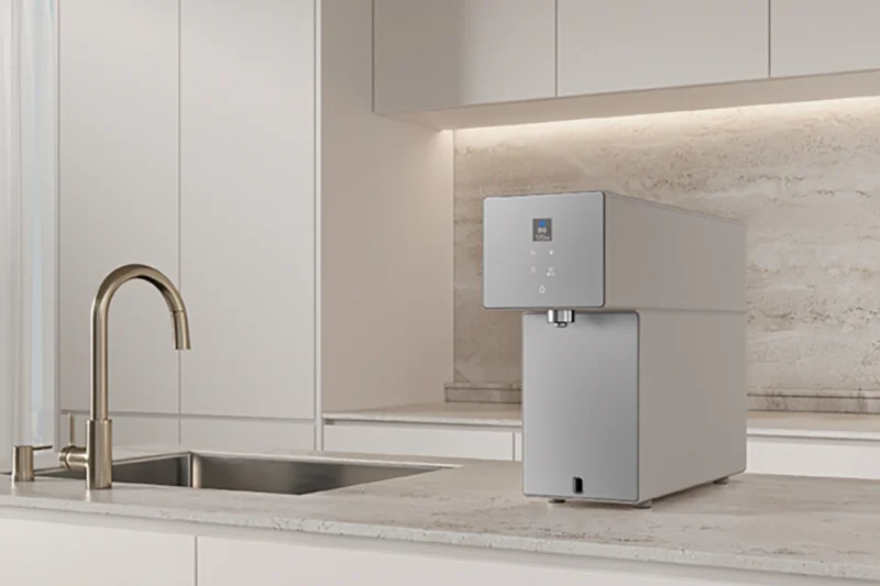 Samsung Bespoke AI Water Purifier Countertop: purificador de encimera con filtro UF 0,08 µm, SmartThings y Bixby