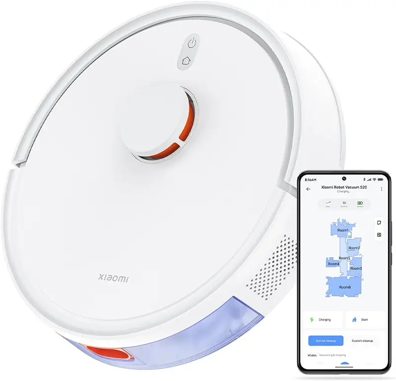 Xiaomi Robot Vacuum S20 - Robot aspirador y fregasuelos con navegación láser LDS (Versión ES)