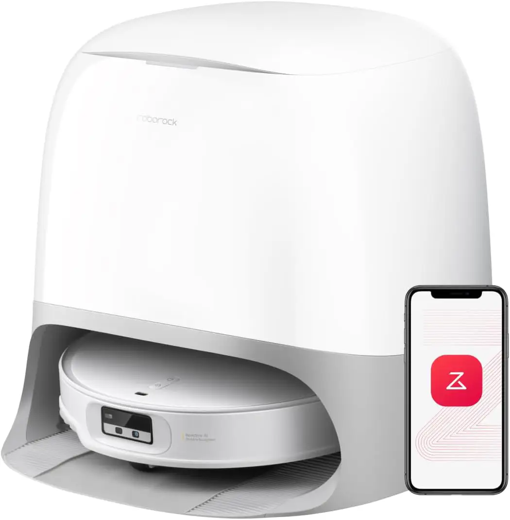 Robot aspirador Roborock Qrevo CurvX con mopa y estación de autolimpieza