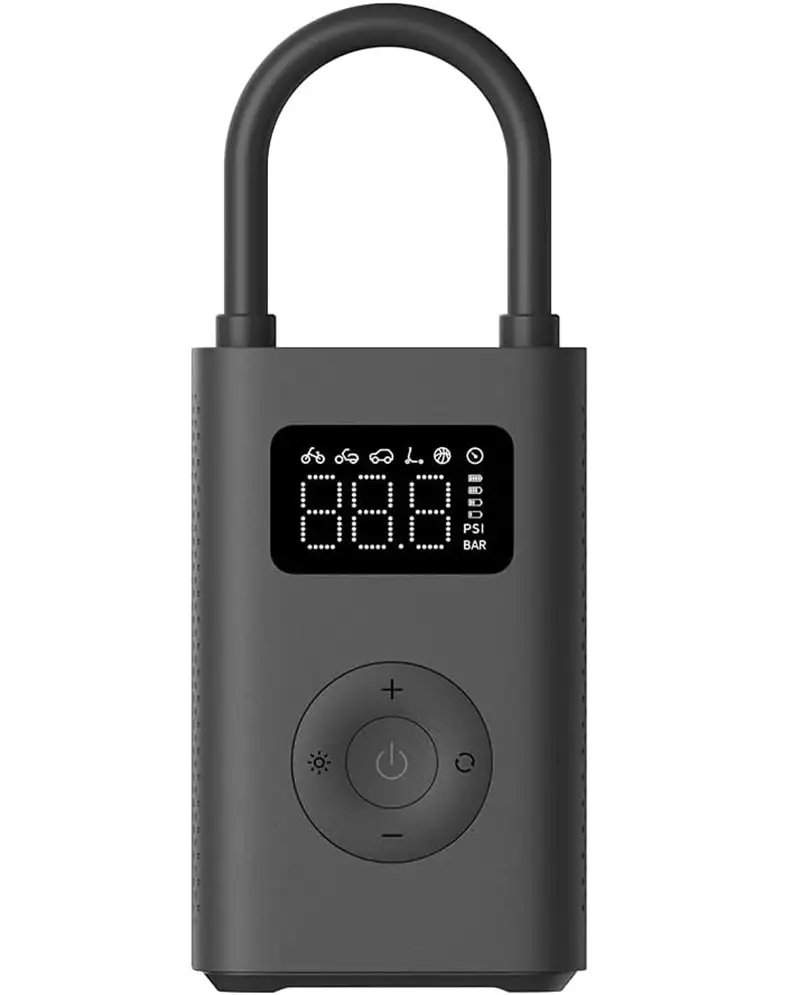 Xiaomi Portable Electric Air Compressor 2, inflador portátil 150 psi con modos inteligentes y pantalla LCD