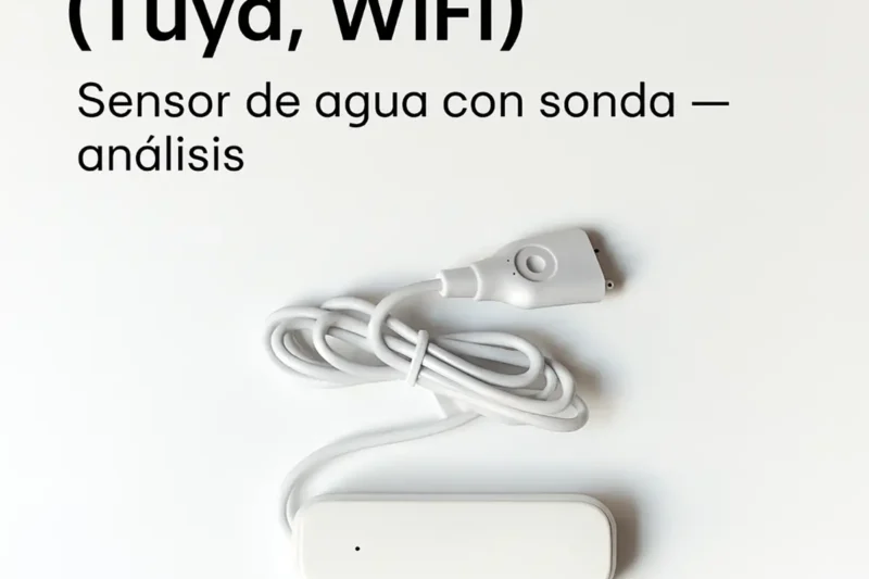 ONENUO 898GT (Tuya, Wi-Fi): sensor de agua con sonda — análisis