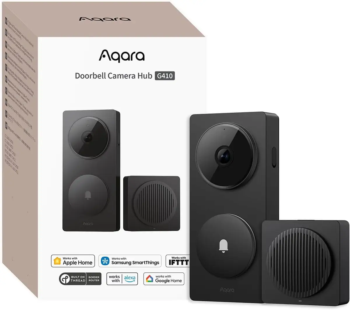 Aqara Camera Doorbell Hub G410, timbre con cámara 2K y chime