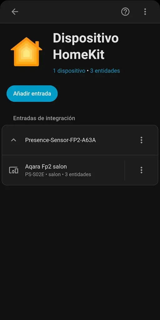 Creación de un área de monitoreo en la app del sensor de presencia Aqara FP2. La interfaz muestra el mapa de la habitación y las herramientas para definir zonas de detección del radar mmWave para automatizaciones de domótica.