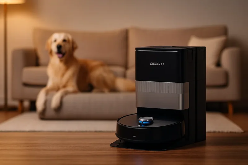 Conga X70: robot aspirador láser con base 4-en-1, 15.000 Pa e IA para fregar y aspirar en una pasada