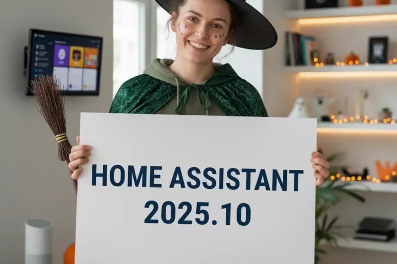 Home Assistant 2025.10: deshacer/rehacer en automatizaciones, IA que genera imágenes y paneles predictivos