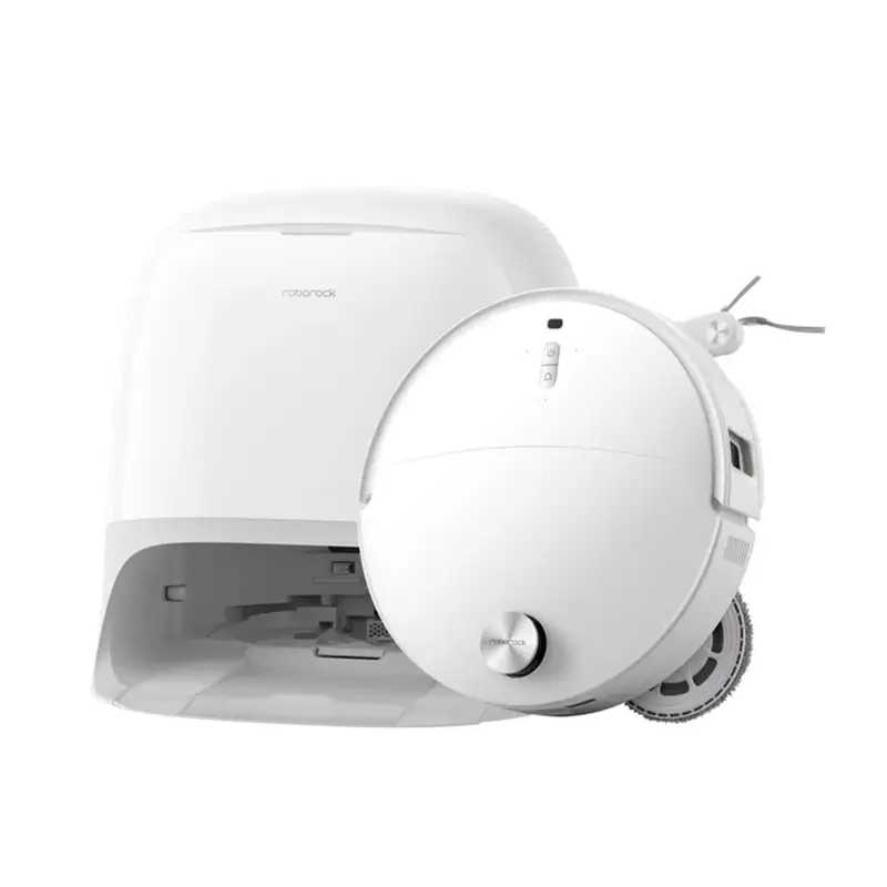 Roborock Qrevo Curv 2 Pro: robot aspirador y fregasuelos ultraplano (7,98 cm) con LiDAR retráctil y base Hygiene+ 3.0