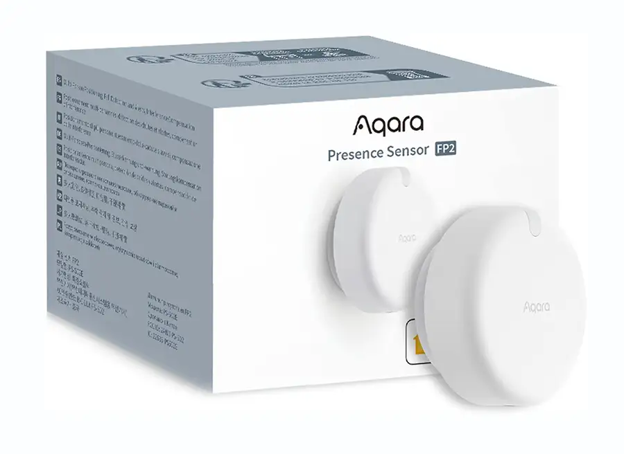 Aqara FP2 — sensor de presencia mmWave con posicionamiento por zonas e IPX5
