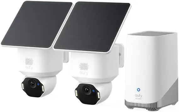 eufy Security eufyCam E42 (Kit 2 cámaras + HomeBase 3)