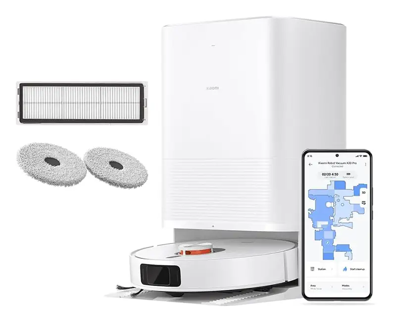 Xiaomi Robot Vacuum X20 Pro robot aspirador y fregasuelos con navegación láser LDS y 7000 Pa