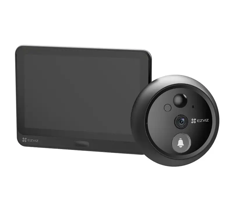 Mirilla inteligente EZVIZ HP4 con cámara 1080p y pantalla interior a color