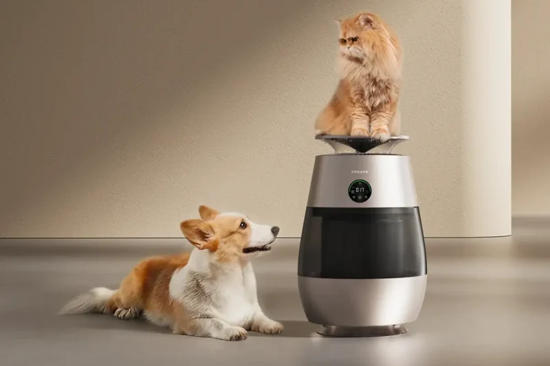 Dreame AP10: purificador de aire para mascotas con 5 etapas, UV-C e ionizador para pelo, olores y formaldehído