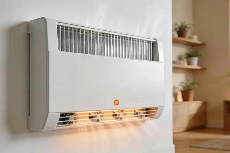 Xiaomi Mijia Cyclonic Heater 0W: el nuevo calefactor de pared que promete calentar sin consumo eléctrico