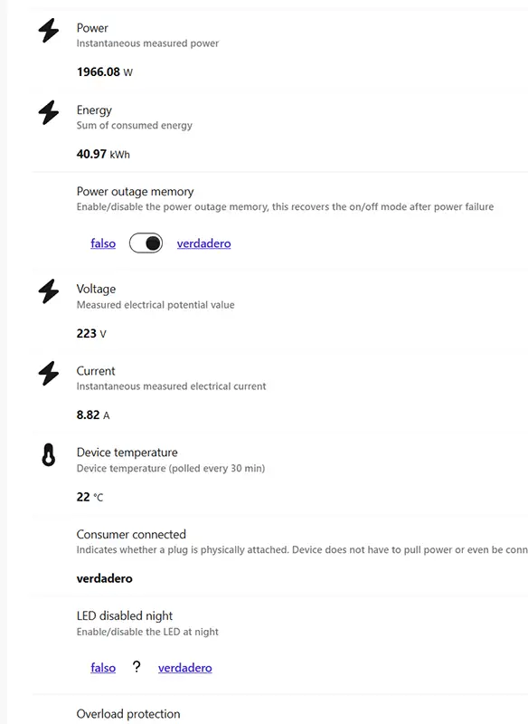 Consumo Aqara Smart Plug Eu