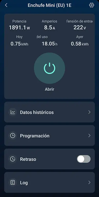 Consumo Switchbot Plug Mini