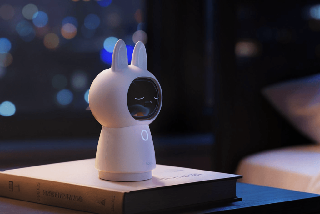 Modo privacidad físico de la Aqara Camera Hub G350 con la lente oculta