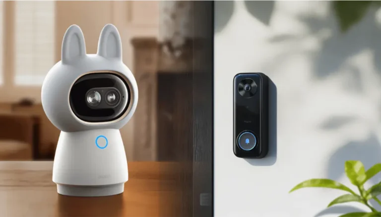 Aqara Camera Hub G350 y Doorbell Camera G400 en imagen promocional oficial