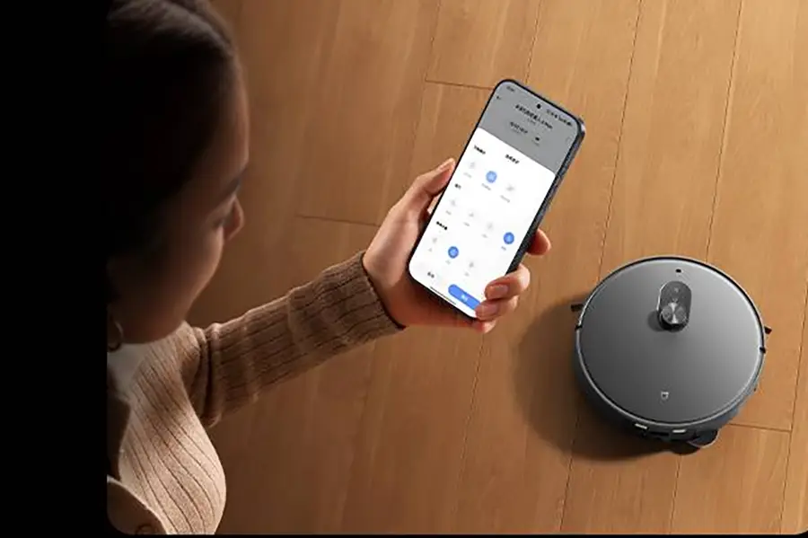 Control del Xiaomi Mijia 6 Max desde la app Mijia para iniciar limpiezas y gestionar la limpieza del hogar a distancia
