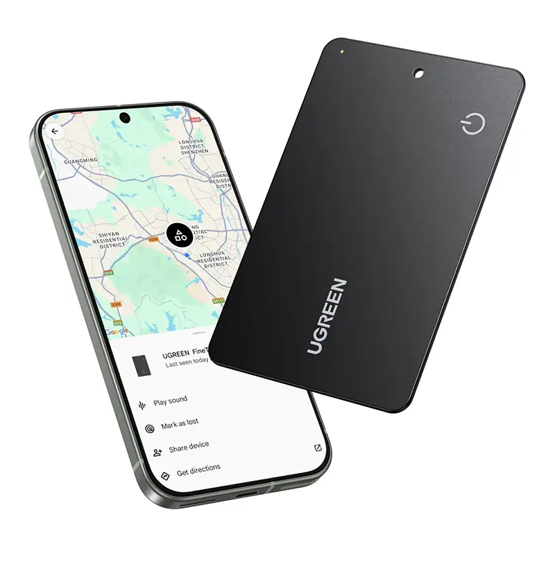 UGREEN FineTrack Slim Smart Finder G, localizador Bluetooth ultrafino para Android compatible con Google Find Hub