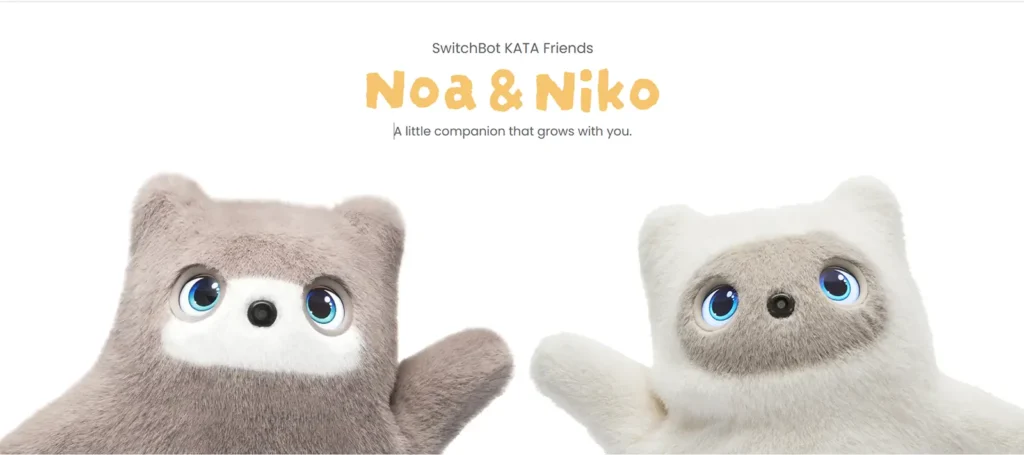 SwitchBot KATA Friends Noa y Niko, las mascotas robóticas con inteligencia artificial de SwitchBot